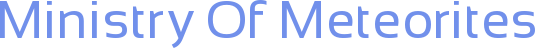 www.ministryofmeteorites.com Logo